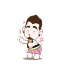 Sarutty KriKri Cutie（個別スタンプ：3）