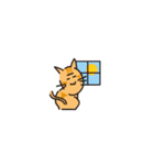 小さめスタンプ！虎猫さん（個別スタンプ：25）