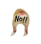 保護犬出身のコルク。（個別スタンプ：6）