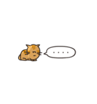 小さめスタンプ！虎猫さん＋文字（個別スタンプ：18）