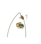 睡眠を促すさわらさん（個別スタンプ：12）