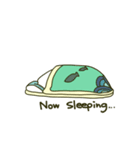 睡眠を促すさわらさん（個別スタンプ：34）