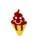 チョコアイス ソフトクリームの妖精（個別スタンプ：25）