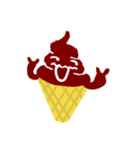 チョコアイス ソフトクリームの妖精（個別スタンプ：39）