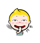 Rak Monkey Badminton (ENG)（個別スタンプ：3）
