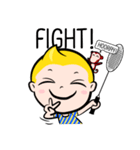 Rak Monkey Badminton (ENG)（個別スタンプ：8）