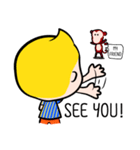 Rak Monkey Badminton (ENG)（個別スタンプ：12）