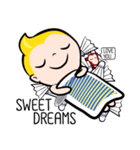 Rak Monkey Badminton (ENG)（個別スタンプ：28）
