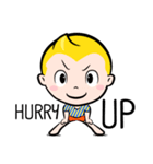 Rak Monkey Badminton (ENG)（個別スタンプ：35）