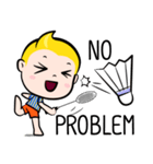Rak Monkey Badminton (ENG)（個別スタンプ：36）