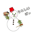 可愛いい雪だるま（個別スタンプ：2）