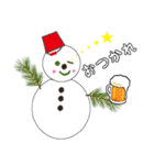 可愛いい雪だるま（個別スタンプ：7）