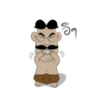 Ancient Thai man with mustache（個別スタンプ：1）