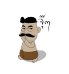 Ancient Thai man with mustache（個別スタンプ：8）