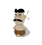 Ancient Thai man with mustache（個別スタンプ：13）