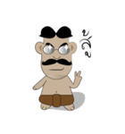 Ancient Thai man with mustache（個別スタンプ：16）