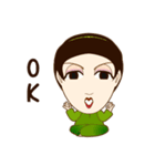 drink tea woman-02（個別スタンプ：4）