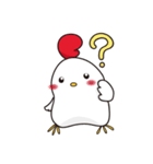 Hello ！ The white chicken（個別スタンプ：6）