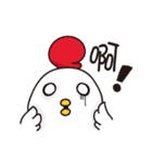 Hello ！ The white chicken（個別スタンプ：8）
