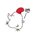 Hello ！ The white chicken（個別スタンプ：24）