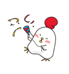 Hello ！ The white chicken（個別スタンプ：26）