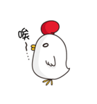 Hello ！ The white chicken（個別スタンプ：38）