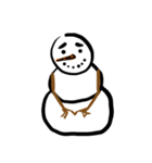 Snowman Emoji（個別スタンプ：34）