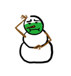 Snowman Emoji（個別スタンプ：38）