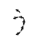 あり文字（個別スタンプ：3）