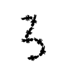 あり文字（個別スタンプ：40）