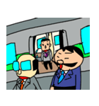偉そうなヒゲのサラリーマン「ヒゲさん7」（個別スタンプ：35）
