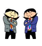 偉そうなヒゲのサラリーマン「ヒゲさん7」（個別スタンプ：40）
