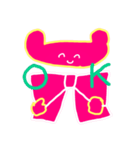 素直なピンクマさん（個別スタンプ：2）