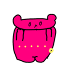 素直なピンクマさん（個別スタンプ：5）