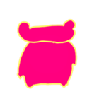 素直なピンクマさん（個別スタンプ：8）