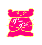 素直なピンクマさん（個別スタンプ：21）