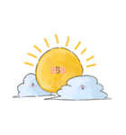 Jumping and her funny friends（個別スタンプ：7）
