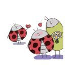 Jumping and her funny friends（個別スタンプ：14）