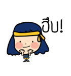 Roundcheeks girl（個別スタンプ：25）