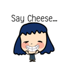 Roundcheeks Girl Eng Version（個別スタンプ：2）