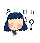 Roundcheeks Girl Eng Version（個別スタンプ：10）