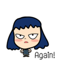 Roundcheeks Girl Eng Version（個別スタンプ：14）