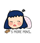Roundcheeks Girl Eng Version（個別スタンプ：18）