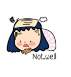 Roundcheeks Girl Eng Version（個別スタンプ：19）