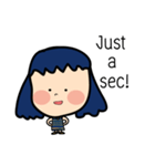 Roundcheeks Girl Eng Version（個別スタンプ：20）
