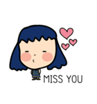 Roundcheeks Girl Eng Version（個別スタンプ：22）