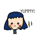 Roundcheeks Girl Eng Version（個別スタンプ：29）
