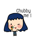 Roundcheeks Girl Eng Version（個別スタンプ：30）