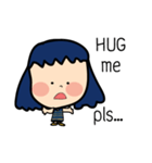 Roundcheeks Girl Eng Version（個別スタンプ：31）
