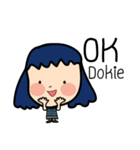 Roundcheeks Girl Eng Version（個別スタンプ：38）